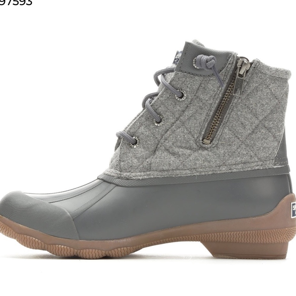 NWT Sperry Syren Gulf Waterproof Wool Quilt Boots - Picture 2 of 8